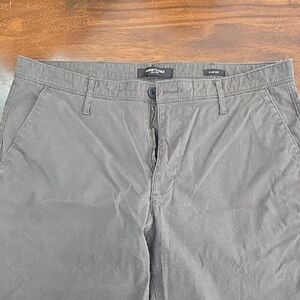 Kenneth Cole Men's Dark Gray Chinos